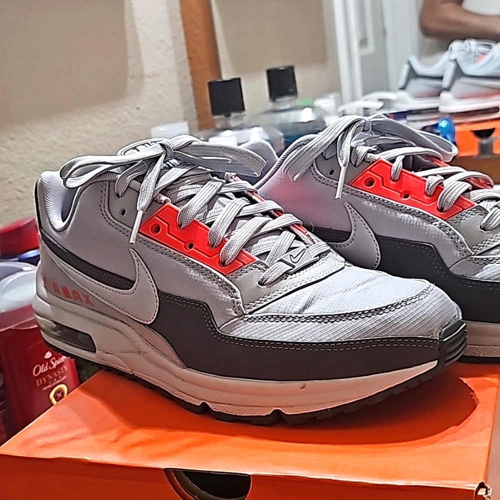 Nike Air Max LTD 3 Light Grey/Orange Size 8